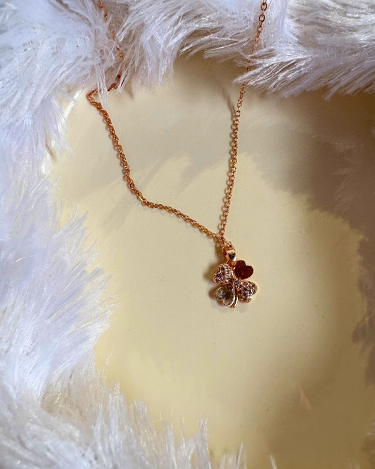 Bow Clover Pendant