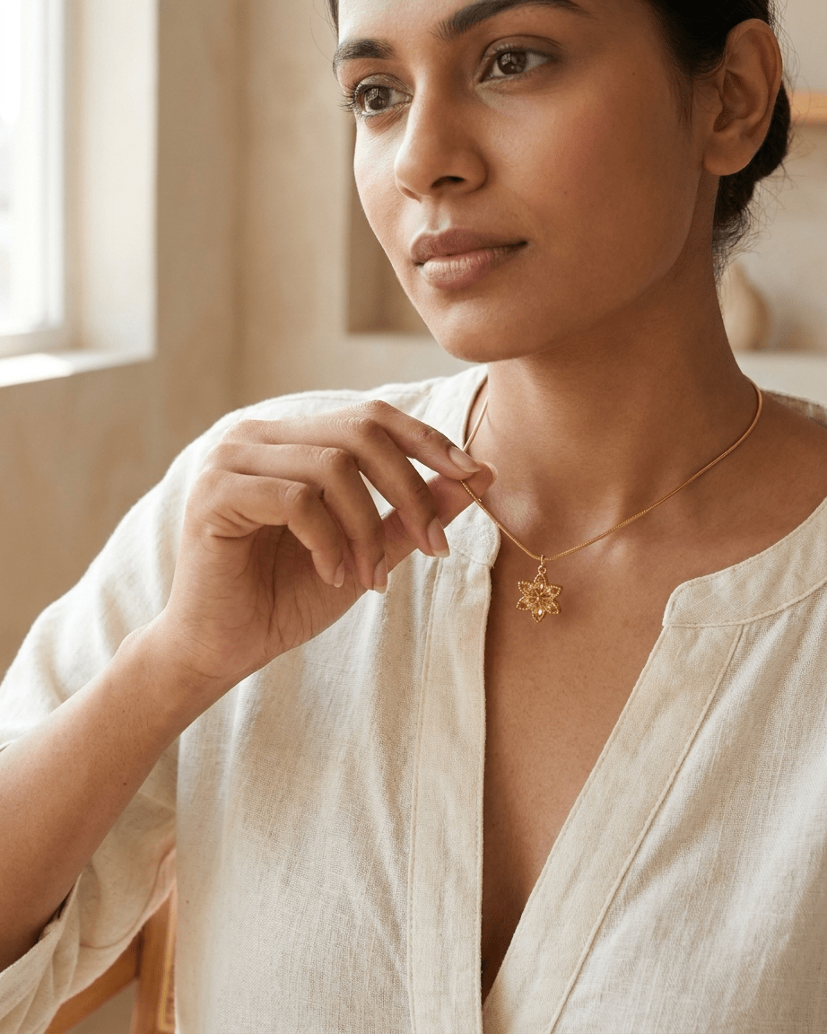Aurielle Bloom Flower Necklace - LozziAurielle Bloom Flower NecklacePendant