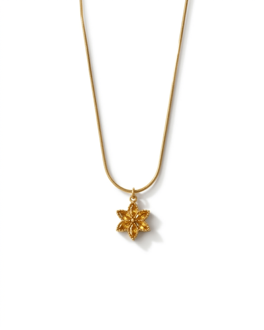 Aurielle Bloom Flower Necklace - LozziAurielle Bloom Flower NecklacePendant