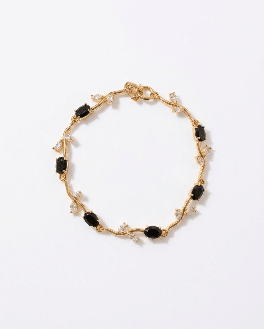 Black Orchid Tulip Bracelet - LozziBlack Orchid Tulip BraceletBracelet
