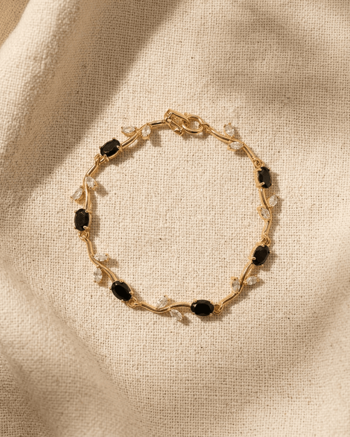 Black Orchid Tulip Bracelet - LozziBlack Orchid Tulip BraceletBracelet