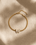 Butterfly Charm Gold Bracelet - LozziButterfly Charm Gold BraceletBracelet