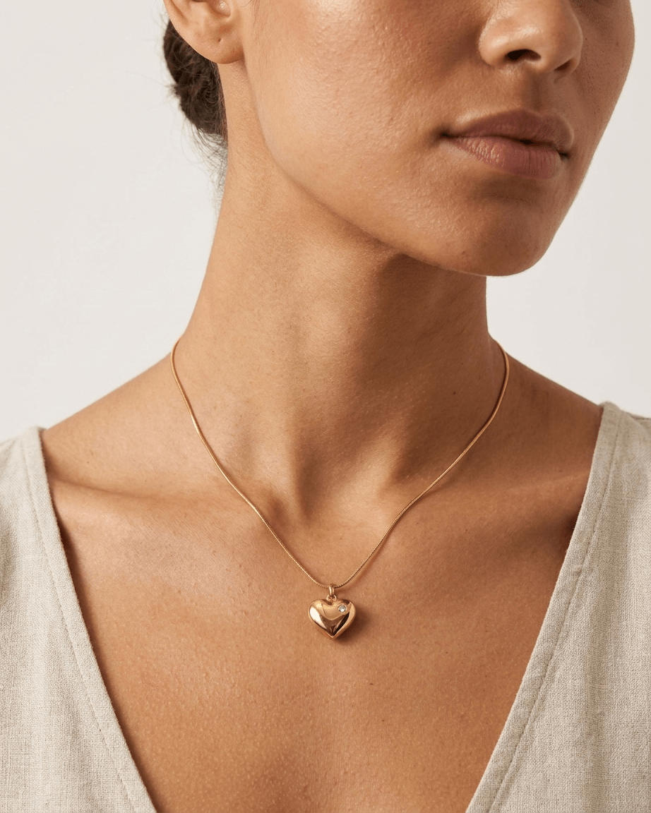 Celeste Heart Pendant Necklace - LozziCeleste Heart Pendant NecklaceBracelet