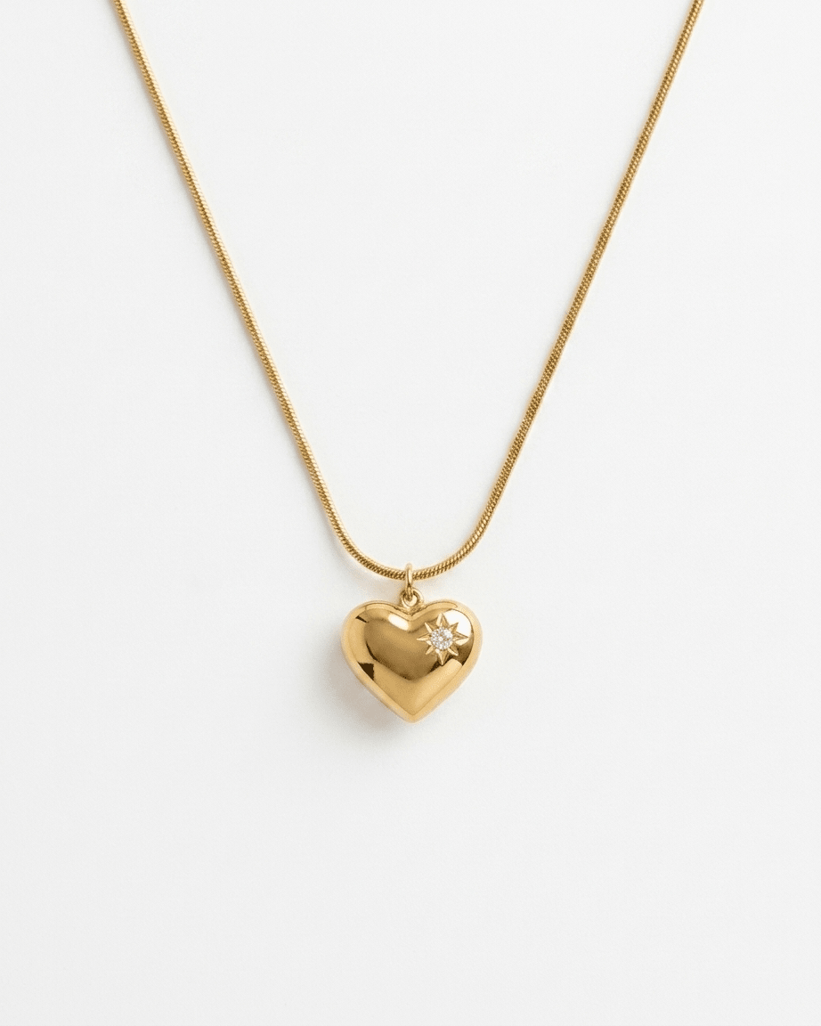 Celeste Heart Pendant Necklace - LozziCeleste Heart Pendant NecklaceBracelet
