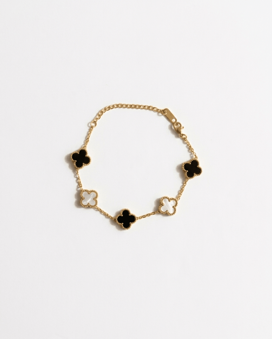 Dual Clover Charm Bracelet - LozziDual Clover Charm BraceletBracelet