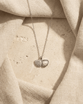 Silver Seashell Pearl Necklace - LozziSilver Seashell Pearl NecklacePendant