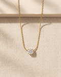 Solitaire Crystal Pendant Necklace - LozziSolitaire Crystal Pendant NecklacePendant