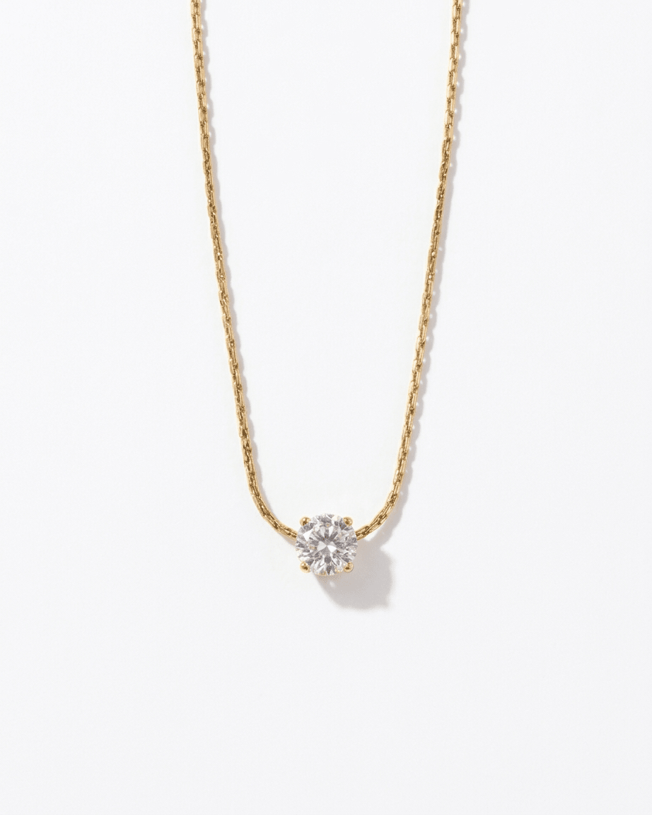 Solitaire Crystal Pendant Necklace - LozziSolitaire Crystal Pendant NecklacePendant